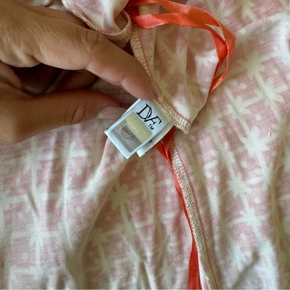 Diane Von Furstenberg 100% Silk Jersey Mindy Wrap Dress - Picture 9 of 10